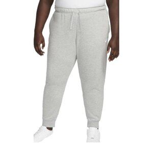 Nike Sportswear Women's Grey Heather Club Fleece Joggers (DV5085-063),  2X